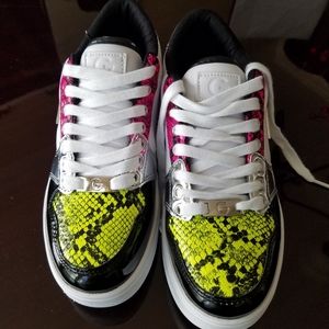 guess rigster wedge sneakers